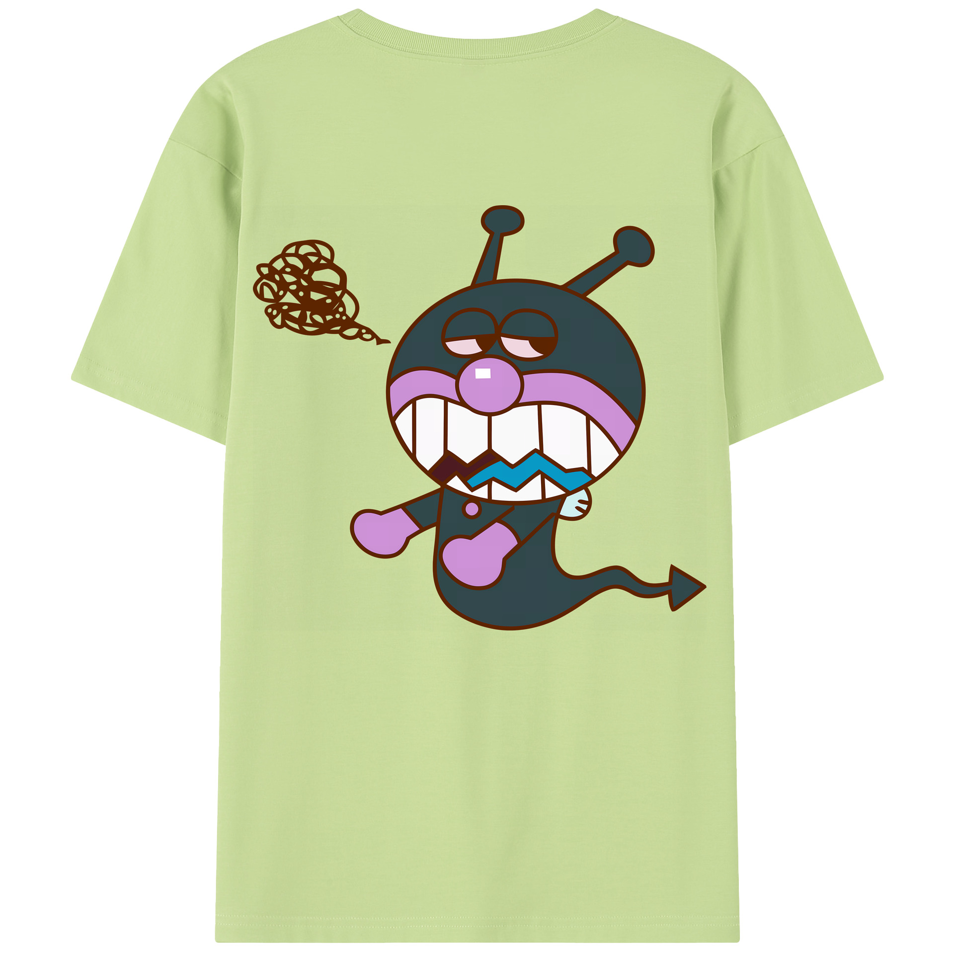 （画像用） アンパンマン Anpanman 綿100％半袖Tシャツ（背面プリント）